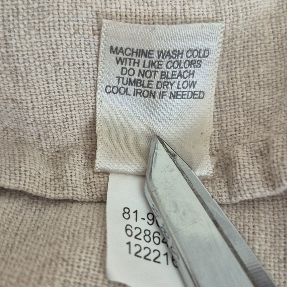 J. Jill Khaki Utility Jacket with Subtle Gold Shimmer Sz XS - Picture 16 of 16